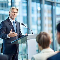 Dentures can help ensure proper enunciation during speech